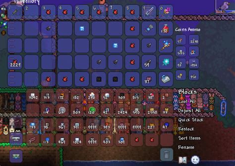 terraria inventory filter.